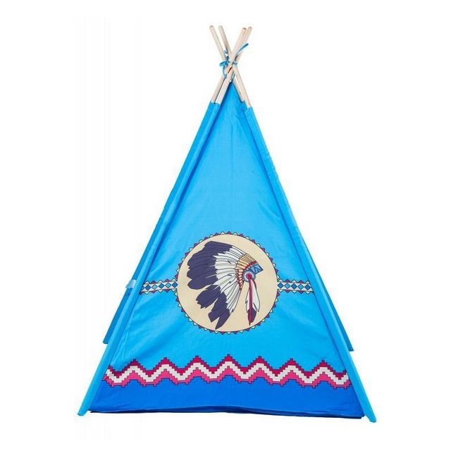 Cort de indieni 8172 ecotoys - albastru ede8172