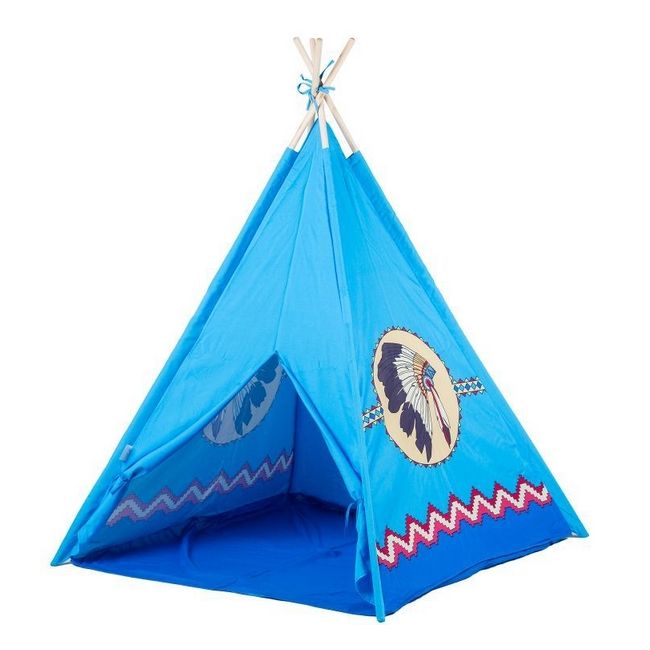 Cort de indieni 8172 ecotoys - albastru ede8172