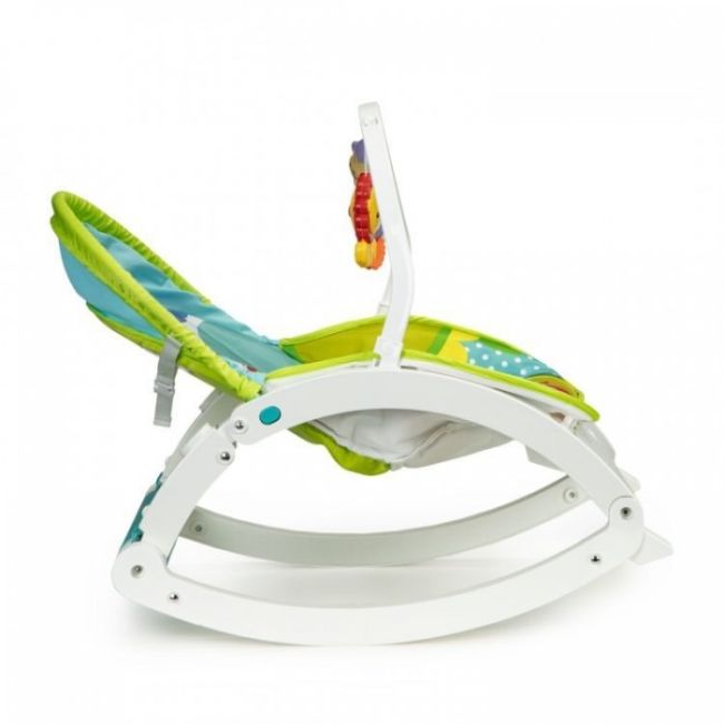 Fotoliu balansoar 3 in 1 cu vibratii ecotoys 88954 - jungla edeedi88954