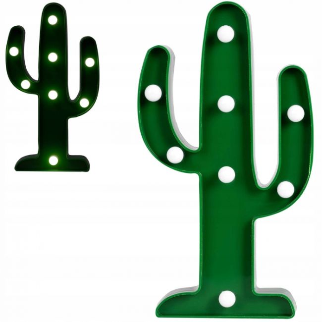 Lampa de veghe in forma de cactus ricokids 740901 - verde edeedi740901
