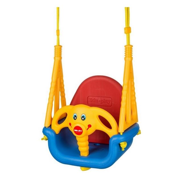 Leagan convertibil 3 în 1 ecotoys - albastru cu rosu edesw-0101