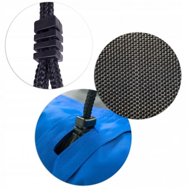 Leagan tip cuib pentru copii, dreptunghiular xxl, 110 x 70 cm, 150 kg, neo-sport 1010, albastru edeedi1010