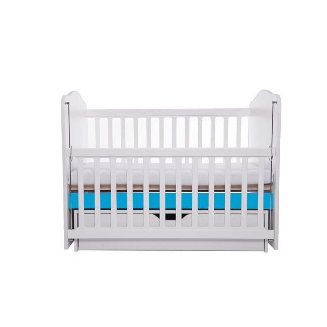 Patut vessanti como balansoar culisant - alb cu albastru + saltea cocos 7 cm edep7dbcl_d150