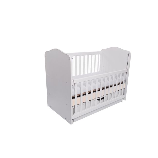 Patut vessanti como balansoar culisant - alb cu bej + saltea cocos 7 cm edep7dbcl_d102