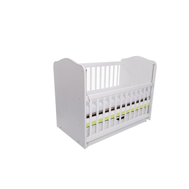 Patut vessanti como balansoar culisant - alb cu verde + saltea cocos 10 cm edep10dbcl_d134