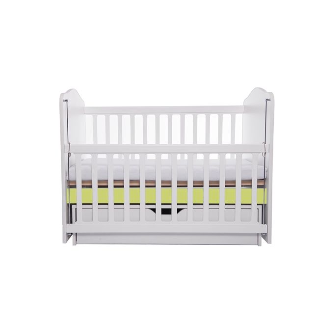 Patut vessanti como balansoar culisant - alb cu verde + saltea cocos 7 cm edep7dbcl_d134