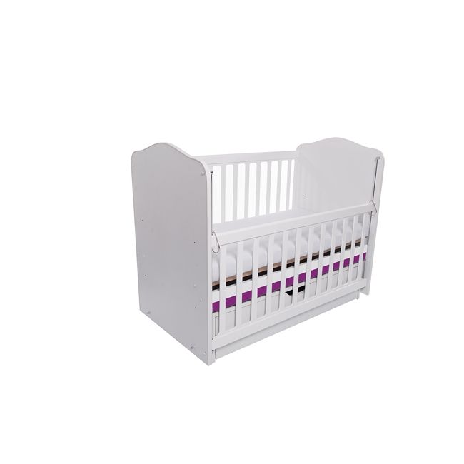 Patut vessanti como balansoar culisant - alb cu violet + saltea cocos 7 cm edep7dbcl_d137