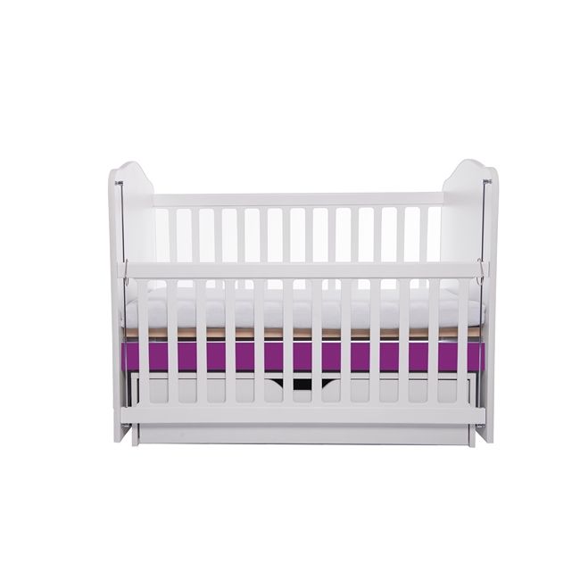 Patut vessanti como balansoar culisant - alb cu violet + saltea cocos 7 cm edep7dbcl_d137