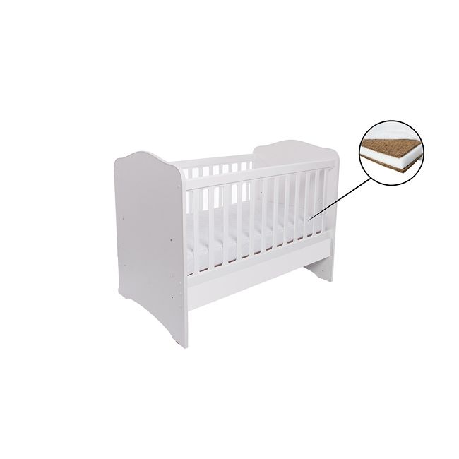 Patut vessanti como fara sertar - alb + saltea cocos 7 cm edep7dfs_alb