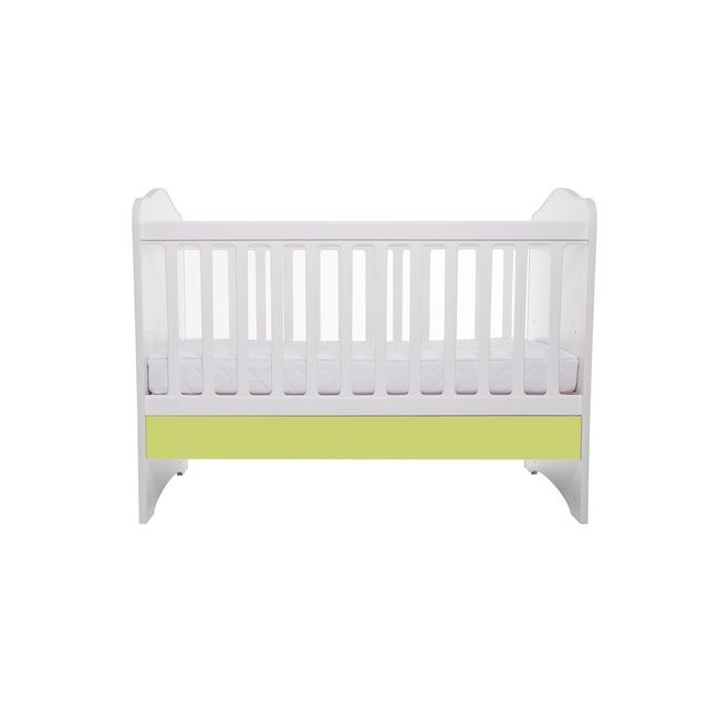 Patut vessanti como fara sertar - alb cu verde + saltea cocos 7 cm edep7dfs_d134