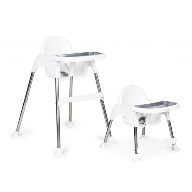 Scaun de masa 2 in 1 ecotoys hc-135 - alb edeedihc-135white