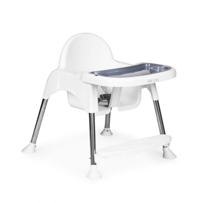 Scaun de masa 2 in 1 ecotoys hc-135 - alb edeedihc-135white