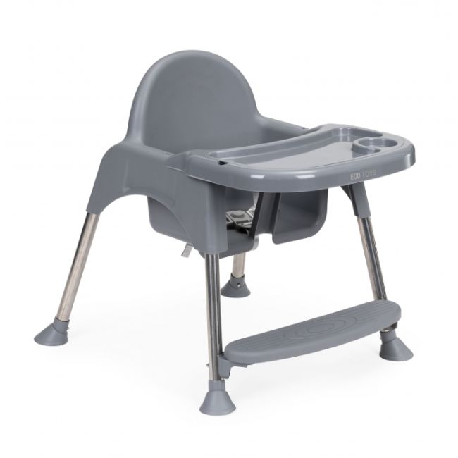 Scaun de masa 2 in 1 ecotoys hc-135 - gri edeedihc-135gray