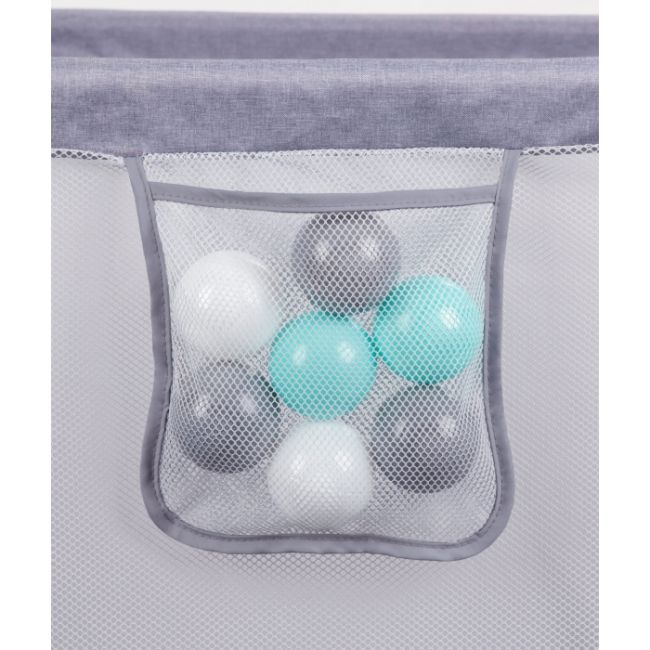 Tarc de joaca hexagonal pentru copii 122 x 106 cm kidwell fanko - gray edeedikomofan01a1