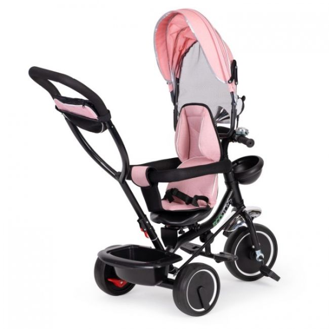 Tricicleta cu sezut rotativ ecotoys jm-066-9 - roz edeedijm-066-9pink