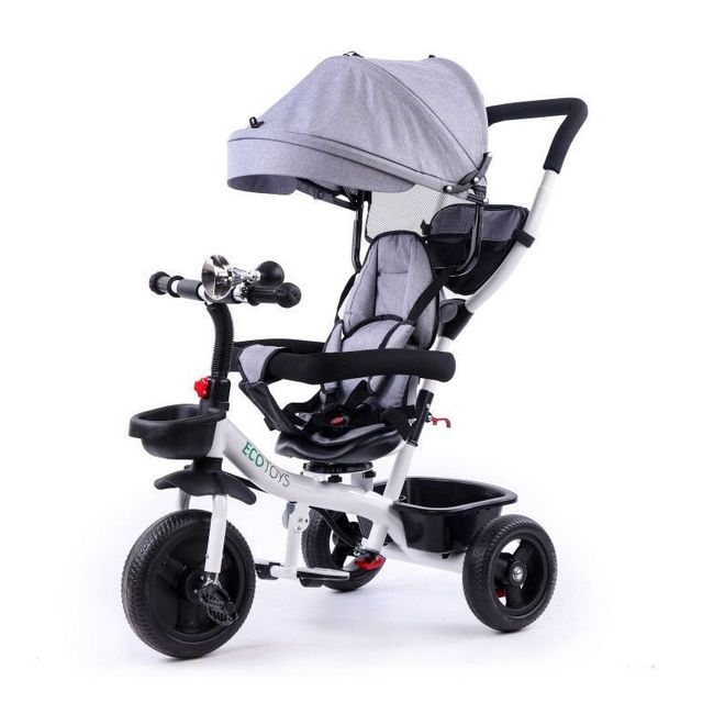 Tricicleta ecotoys ediym-bt-2 - gri edeediym-bt-2gray