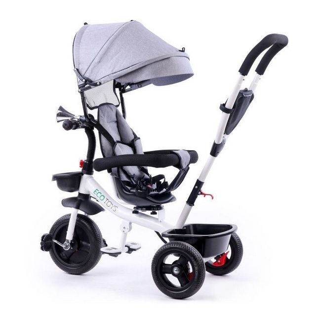 Tricicleta ecotoys ediym-bt-2 - gri edeediym-bt-2gray