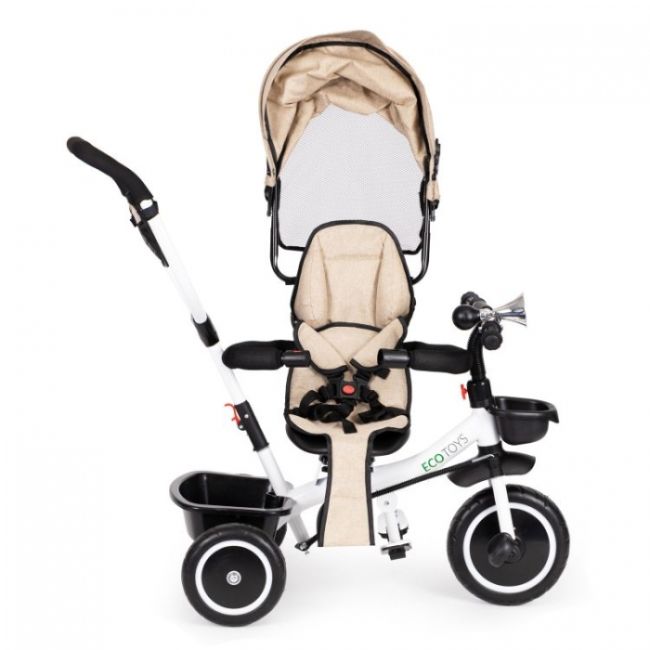 Tricicleta ecotoys ym-bt-2 - bej edeediym-bt-2beige