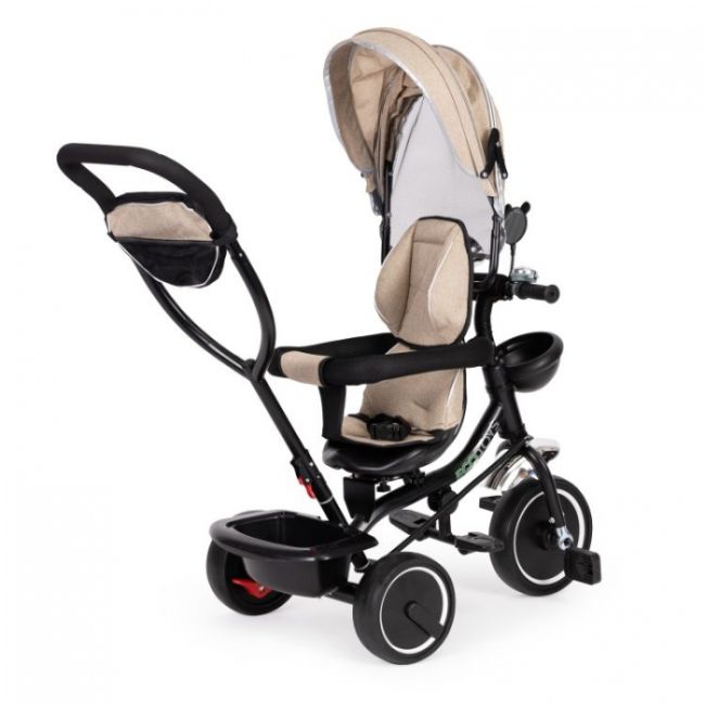Tricicleta cu sezut rotativ ecotoys jm-066-9 - bej edeedijm-066-9be