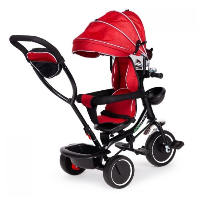 Tricicleta cu sezut rotativ ecotoys jm-066-9 - rosu edeedijm-066-9r