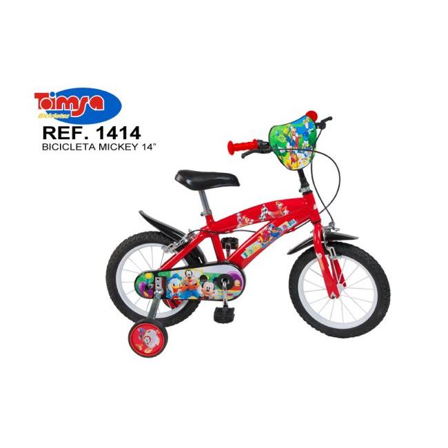 Bicicleta 14" Mickey Mouse - TM8422084014143