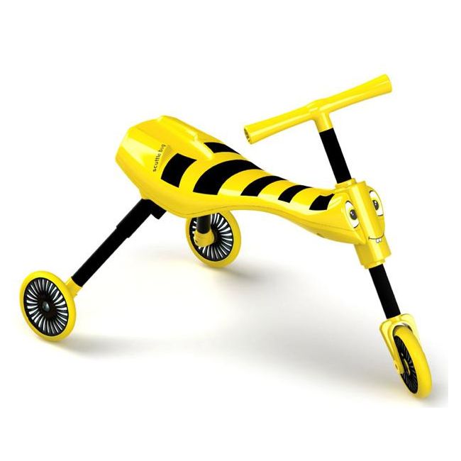 Tricicleta pliabila fara pedale Scuttlebug Bumble Yellow/Black - UNV8541
