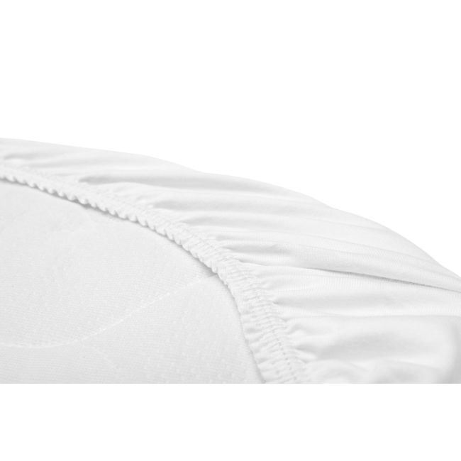 Husa de bumbac cu elastic pentru salteaua de landou Alb PMICSILLO-2190