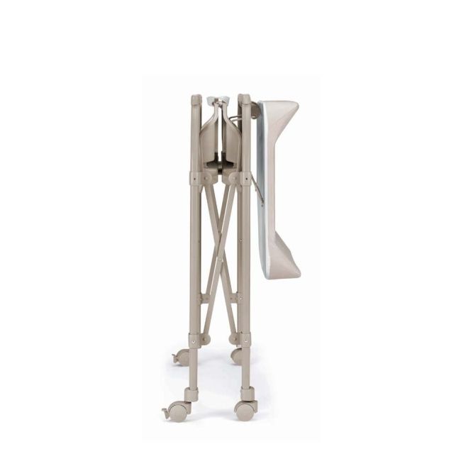 Masa De Baie Pliabila Cu Saltea De Infasat, Cadita Anatomica Cu Furtun, Roti Cu Blocatori, Cambio Deluxe, Alb Pjbc209-c260b