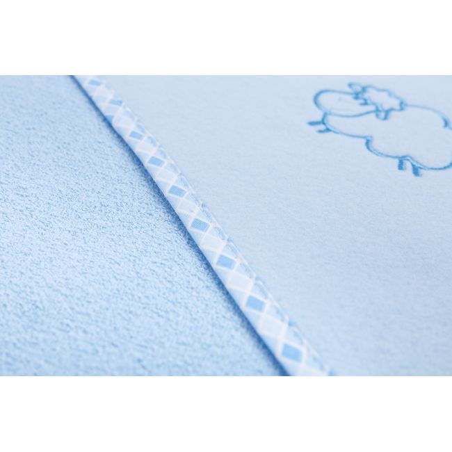 Prosop cu gluga Sensillo SHEEP 80x80 cm Blue PMICSILLO-4153