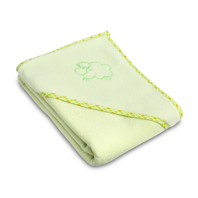 Prosop cu gluga Sensillo SHEEP 80x80 cm Green PMICSILLO-4150