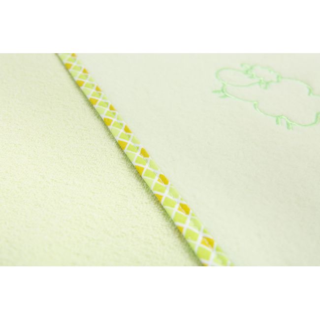 Prosop cu gluga Sensillo SHEEP 80x80 cm Green PMICSILLO-4150