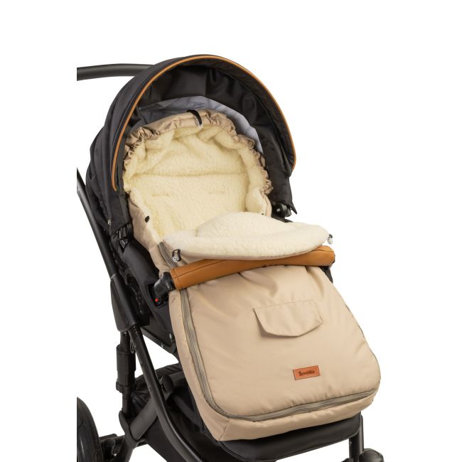Sac de iarna Sensillo lana Cappuccino 95x40 cm PMICSILLO-822