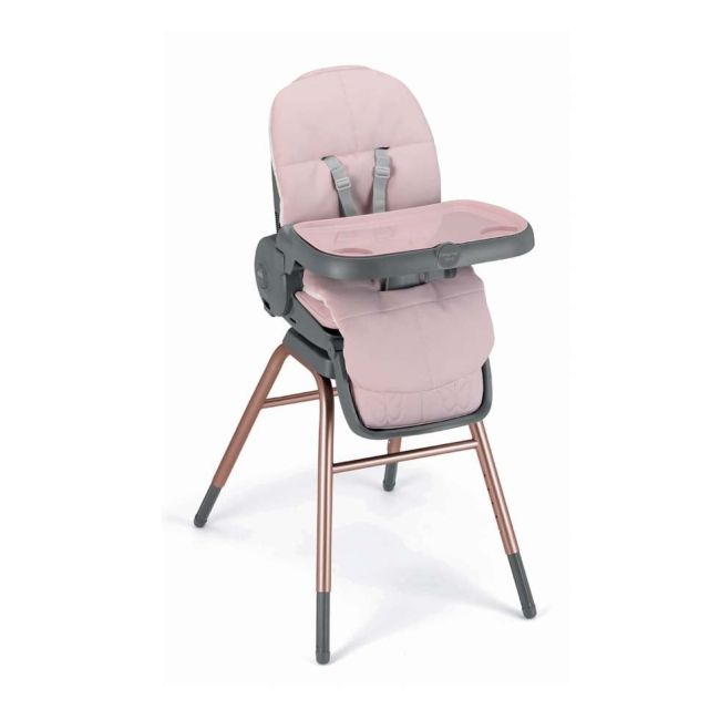 Scaun De Masa 4in1 Pentru Bebelusi Si Copii, Cam   Original, Inaltime Ajustabila, Varsta 0-15 Kg, Pliabil, Centura De Siguranta In 5 Puncte, Depozitare, Gri Antracit Pjbs2200-c259