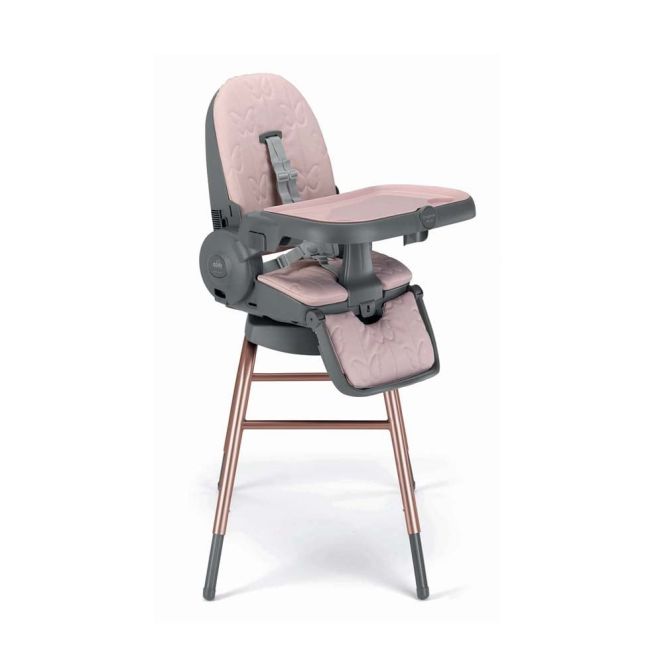 Scaun De Masa 4in1 Pentru Bebelusi Si Copii, Cam   Original, Inaltime Ajustabila, Varsta 0-15 Kg, Pliabil, Centura De Siguranta In 5 Puncte, Depozitare, Gri Antracit Pjbs2200-c259