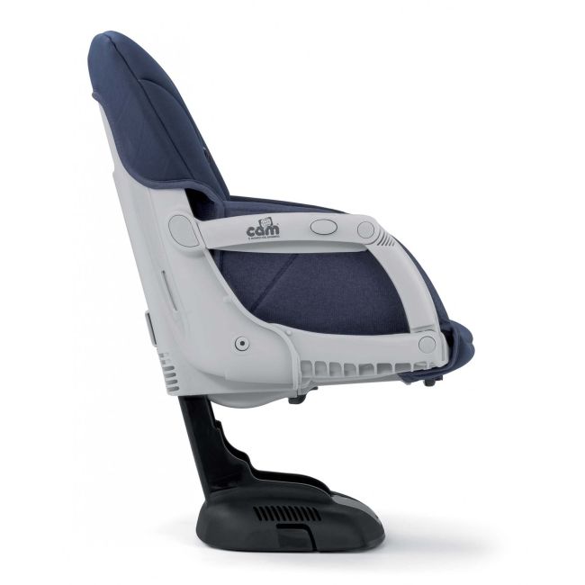 Scaun De Masa Cam   Seat Idea, Inaltime Ajustabila, Varsta 6-36 Luni, Pliabil, Centura De Siguranta In 5 Puncte, Bej - Gri Pjbs334-t261