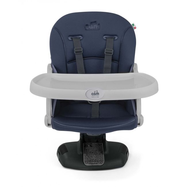 Scaun De Masa Cam   Seat Idea, Inaltime Ajustabila, Varsta 6-36 Luni, Pliabil, Centura De Siguranta In 5 Puncte, Bej - Gri Pjbs334-t261