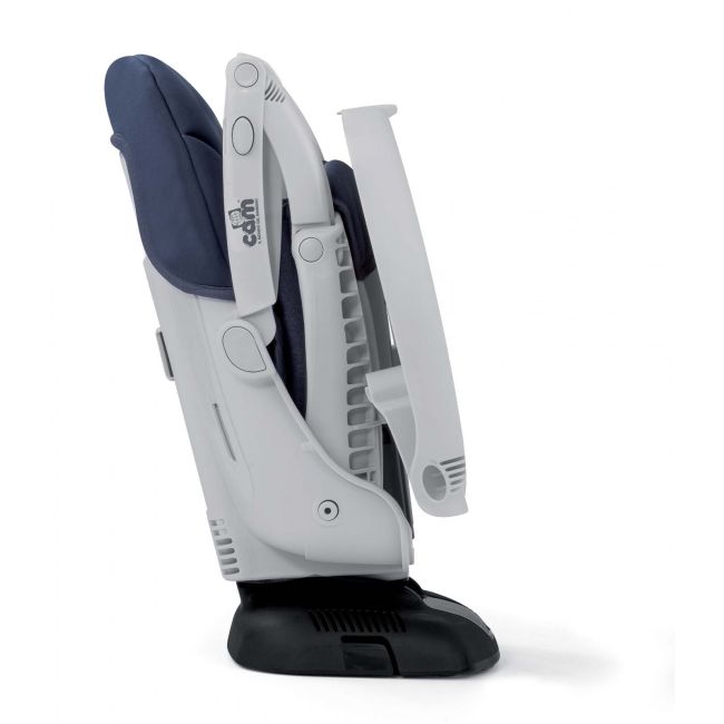Scaun De Masa Cam   Seat Idea, Inaltime Ajustabila, Varsta 6-36 Luni, Pliabil, Centura De Siguranta In 5 Puncte, Bej - Gri Pjbs334-t261