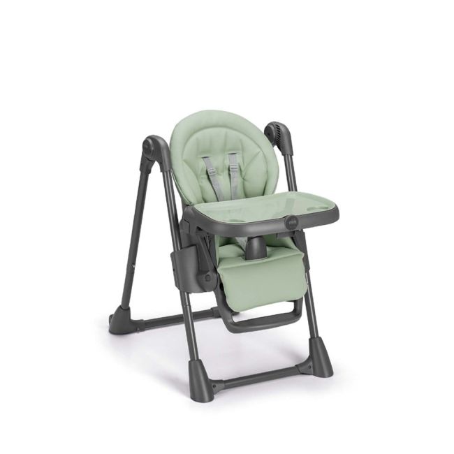 Scaun De Masa Multifunctional Pentru Bebelusi Si Copii, Cam   Pappananna Icon, Inaltime Ajustabila, Varsta 6-36 Luni, Pliabil, Centura De Siguranta In 5 Puncte, Depozitare, Grey Pjbs2250-c258