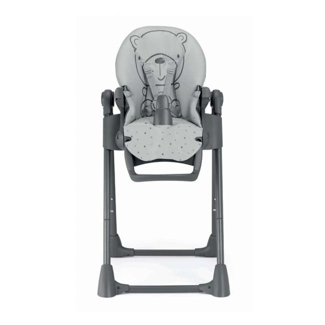 Scaun De Masa Multifunctional Pentru Bebelusi Si Copii, Cam   Pappananna Ii, Inaltime Ajustabila, Varsta 6-36 Luni, Pliabil, Centura De Siguranta In 5 Puncte, Depozitare, Bej-alb Pjbs2250-c260b
