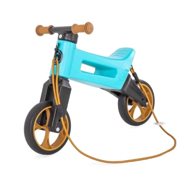 Bicicleta fara pedale Funny Wheels Rider SuperSport 2 in 1 Aqua PMIC410_00449