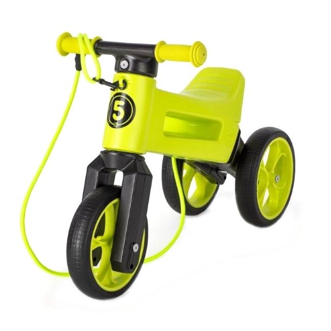 Bicicleta fara pedale Funny Wheels Rider SuperSport 2 in 1 Lime PMIC410_00447