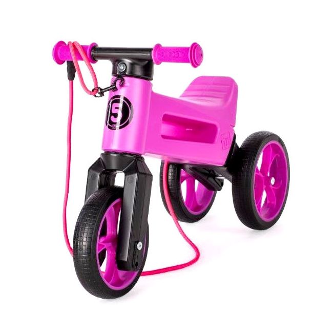 Bicicleta fara pedale Funny Wheels Rider SuperSport 2 in 1 Violet PMIC410_00450