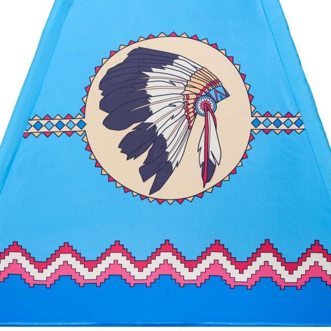 Cort pentru copii PlayTo Teepee Indian Albastru mic PMIC34156