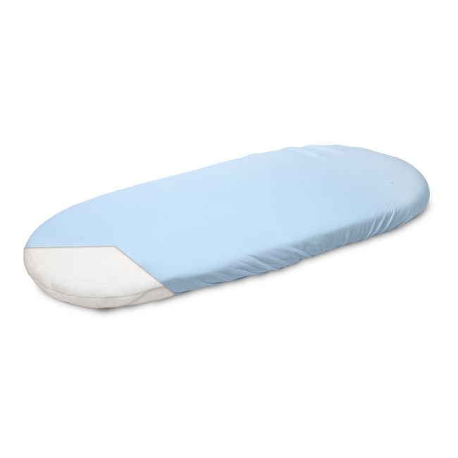 Husa de bumbac cu elastic pentru salteaua de landou Albastru PMICSILLO-2192