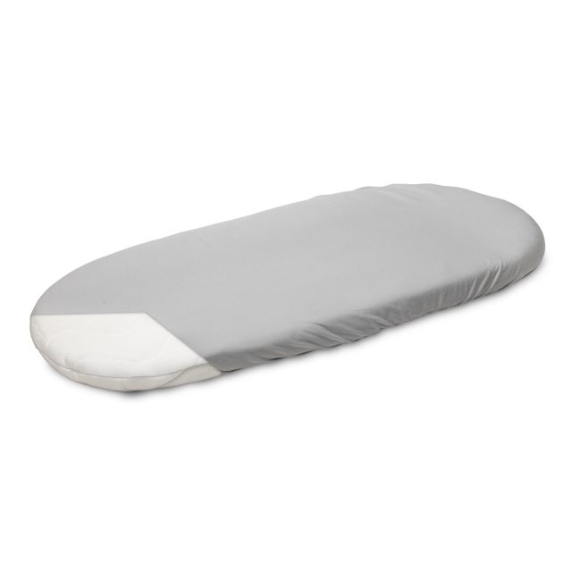 Husa de bumbac cu elastic pentru salteaua de landou Gri PMICSILLO-2194