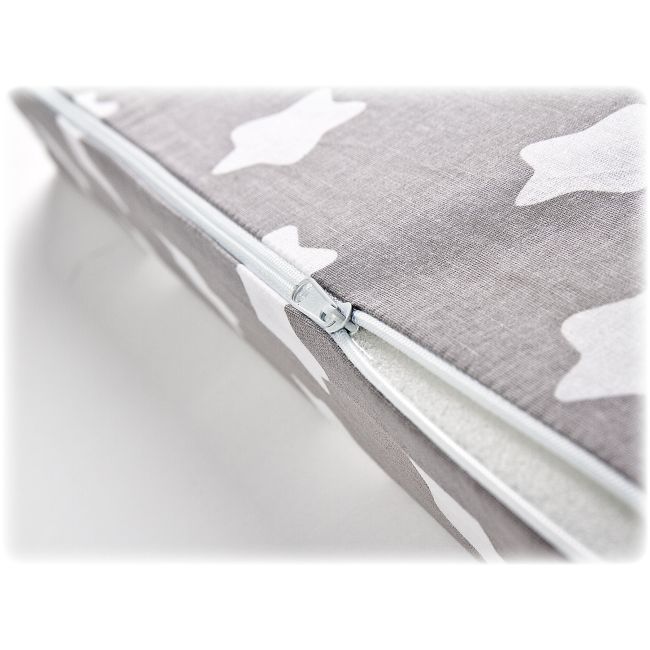 Husa pentru perna Sensillo 30x38 cm Stelute Gri PMICSILLO-20553