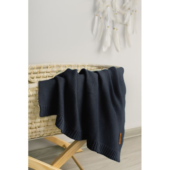 Paturica de bumbac si bambus Sensillo 100x80 cm Granat PMICSILLO-4339