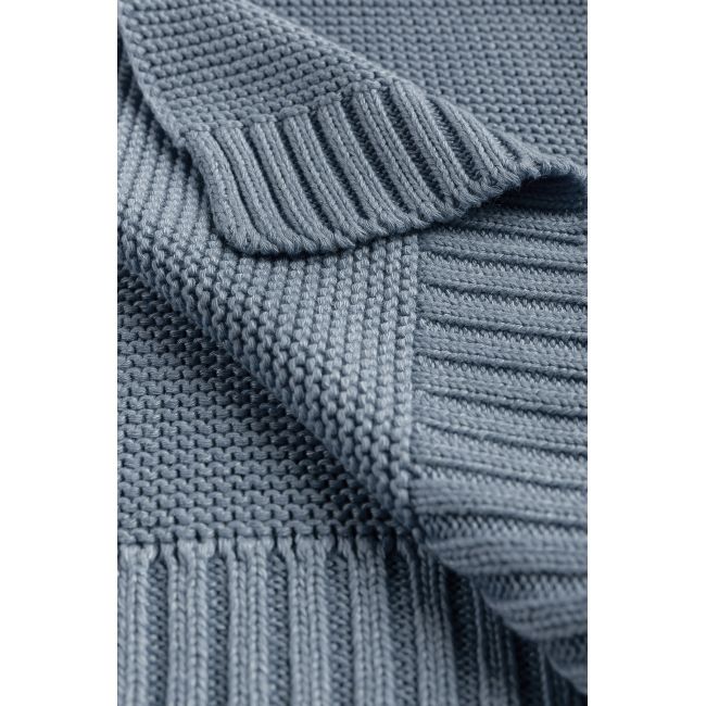 Paturica de bumbac si bambus Sensillo 100x80 cm Jeans PMICSILLO-4338