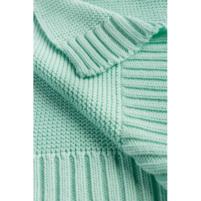 Paturica de bumbac si bambus Sensillo 100x80 cm Menta PMICSILLO-4331