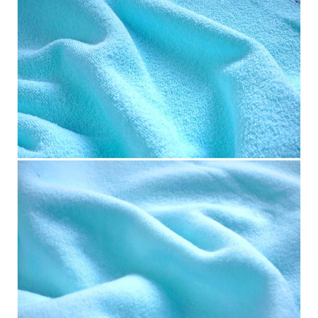 Prosop de bumbac cu gluga Sensillo BEAR 100x100 cm Turcoaz PMICSILLO-4164
